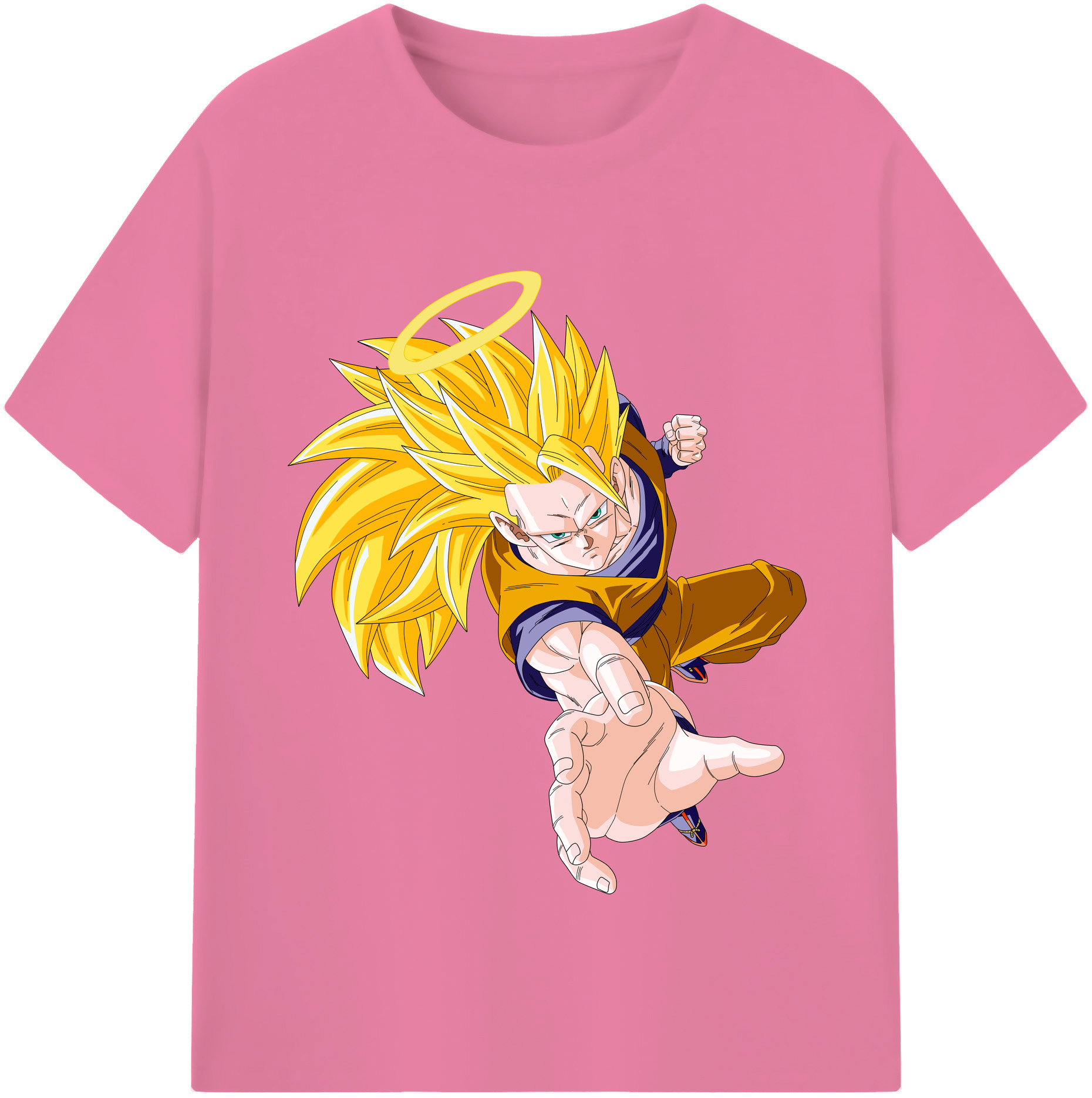 （画像用） ドラゴンボール 孫悟空（そん ごくう）Son Goku カカロット DRAGON BALL Kakarotto 綿100％半袖Tシャツ（フロントプリント）